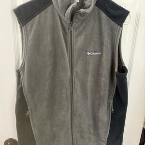 Columbia Charcoal Fleece Vest